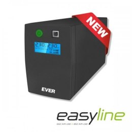 Ever Zasilacz awaryjny UPS Ever Line-Interactive EASYLINE 850 AVR USB RJ-11 LCD Bl