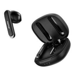 AWEI Słuchawki z mikrofonem Awei T66 TWS Bluetooth + stacja dokująca - czarne