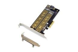 Digitus Karta rozszerzeń (Kontroler) DIGITUS M.2 NGFF/NVMe SSD PCIe 3.0 SATA 110, 80, 60, 42, 30mm
