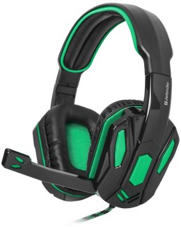 Defender Słuchawki z mikrofonem Defender WARHEAD G-275 Gaming zielono-czarne + GRA