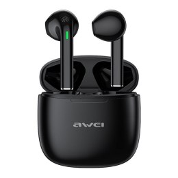 AWEI Słuchawki z mikrofonem Awei T26 Pro TWS Bluetooth + stacja dokująca - czarne